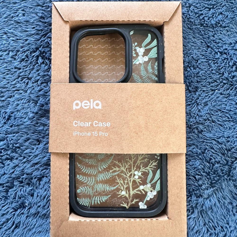 Clear Case for iPhone 15 Pro - Botanical Design